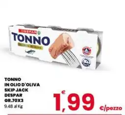 Despar Sicilia Tonno in olio d'oliva skip jack despar offerta