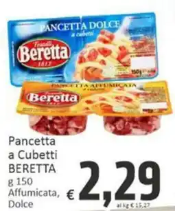Paghi Poco Pancetta a Cubetti Beretta offerta