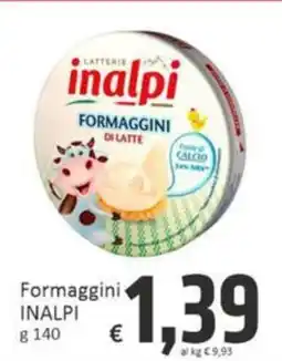Paghi Poco Formaggini Inalpi offerta