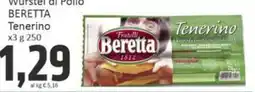 Paghi Poco Würstel di Pollo Beretta Tenerino offerta