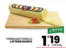 Despar Sicilia Formaggio Fiorello Latterie Riunite offerta