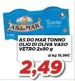 MA Supermercati As do Mar tonno olio di oliva vaso offerta