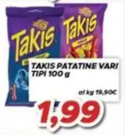 MA Supermercati Takis patatine vari offerta