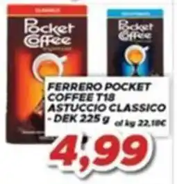 MA Supermercati Ferrero Pocket Coffee T18 Astuccio Classico offerta