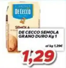 MA Supermercati De Cecco semola grano duro offerta