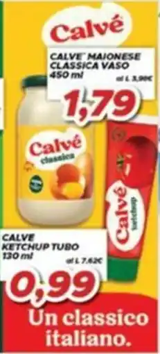 MA Supermercati Calvé maionese classica vaso offerta