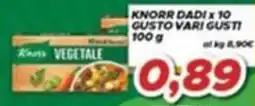 MA Supermercati Knorr Vegetale offerta