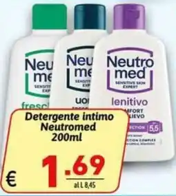 Ipercarni Detergente intimo Neutromed offerta