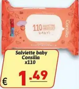 Ipercarni Salviette baby Consilia offerta