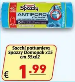 Ipercarni Sacchi pattumiera Spazzy offerta