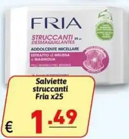 Ipercarni Salviette struccanti Fria offerta