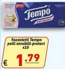 Ipercarni Fazzoletti Tempo pelli sensibili-protect offerta