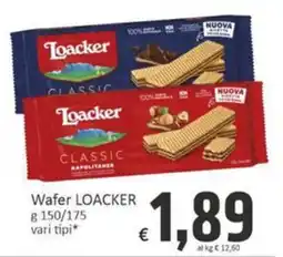 Paghi Poco Wafer LOACKER offerta