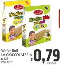 Paghi Poco Wafer Roll LA CIOCCOLATERIA offerta
