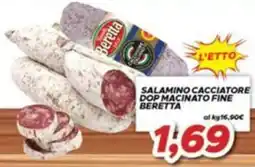 MA Supermercati Salamino cacciatore Dop macinato fine Beretta offerta