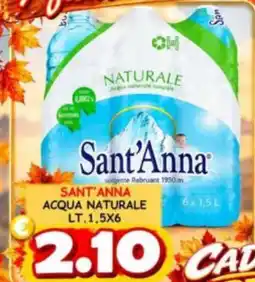 MercADone Sant'Anna acqua naturale offerta