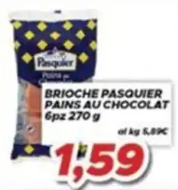 MA Supermercati Brioche Pasquier pains au chocolat offerta