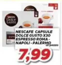 MA Supermercati Nescafe Dolce Gusto capsule espresso roma - napoli - palermo offerta