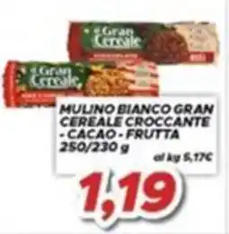 MA Supermercati Mulino Bianco Gran Cereale Croccante - Cacao - Frutta offerta
