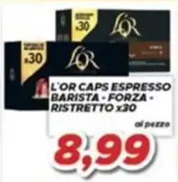 MA Supermercati L'OR Caps Espresso Barista - Forza - Ristretto offerta