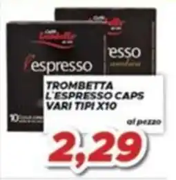 MA Supermercati Trombetta l'espresso caps offerta