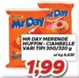 MA Supermercati Mr Day merende muffin - ciambelle offerta