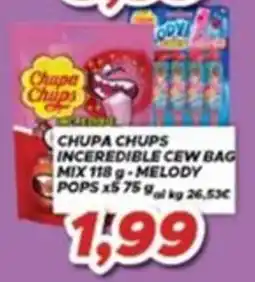 MA Supermercati Chupa Chups Incredibile Cew Bag Mix offerta