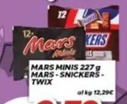 MA Supermercati Mars Minis offerta