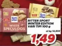 MA Supermercati Ritter Sport Winter Edition Vari Tipi offerta