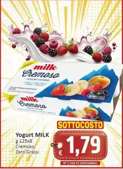 Paghi Poco Yogurt MILK Cremoso, Zero Grassi offerta