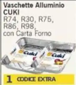 Paghi Poco Vaschette Alluminio Cuki offerta