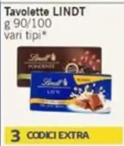 Paghi Poco Tavolette LINDT offerta