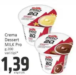 Paghi Poco Crema Dessert MILK Pro offerta