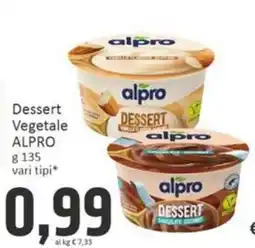 Paghi Poco Dessert Vegetale ALPRO offerta