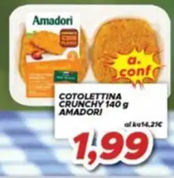 MA Supermercati Cotolettina crunchy Amadori offerta