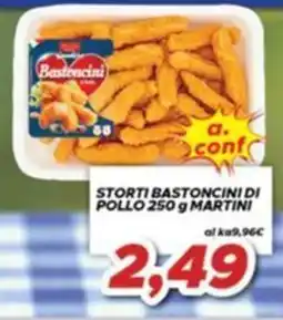 MA Supermercati Storti bastoncini di pollo Martinì offerta