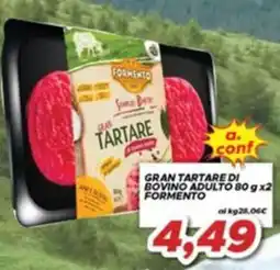 MA Supermercati Gran Tartare di Bovino Adulto Formento offerta