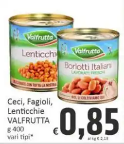 Paghi Poco Ceci, Fagioli, Lenticchie Valfrutta offerta