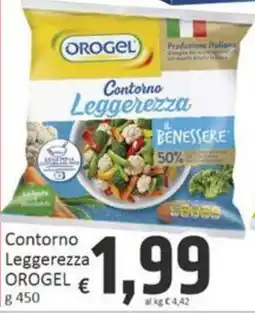 Paghi Poco Contorno Leggerezza OROGEL offerta