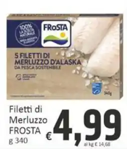 Paghi Poco Filetti di Merluzzo FROSTA offerta