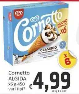 Paghi Poco Cornetto Algida offerta