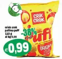Il Castoro Supermercati Crik Crok pallina puff offerta
