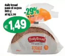 Il Castoro Supermercati Daily Bread pane di segale offerta