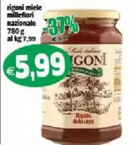 Il Castoro Supermercati Miele di Asiago Rigoni offerta