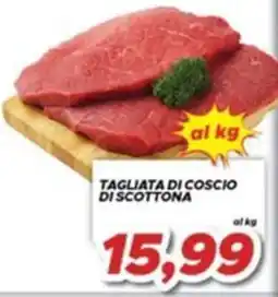 MA Supermercati Tagliata di coscio di scottona offerta
