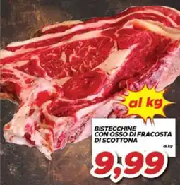 MA Supermercati Bistecchine con osso di fracosta di Scottona offerta