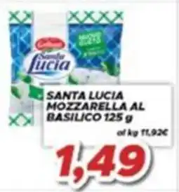 MA Supermercati Santa Lucia Mozzarella al basilico offerta