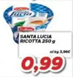 MA Supermercati Santa Lucia ricotta offerta