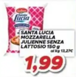 MA Supermercati Santa Lucia Mozzarella Julienne Senza Lattosio offerta