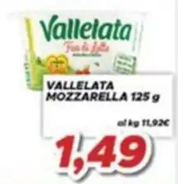 MA Supermercati Vallelata Mozzarella offerta